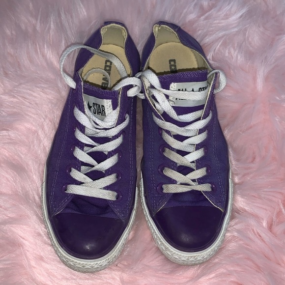 Converse Shoes - Purple Low Top Converse